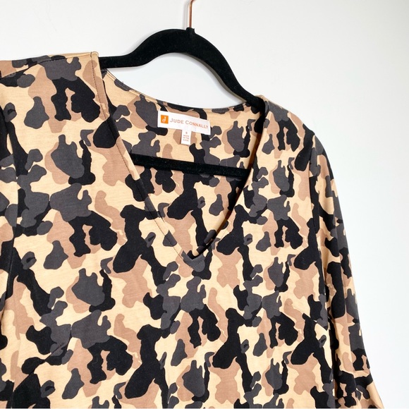 Jude Connally Small Camo Black Lyla Ponte Dress - Picture 4 of 8